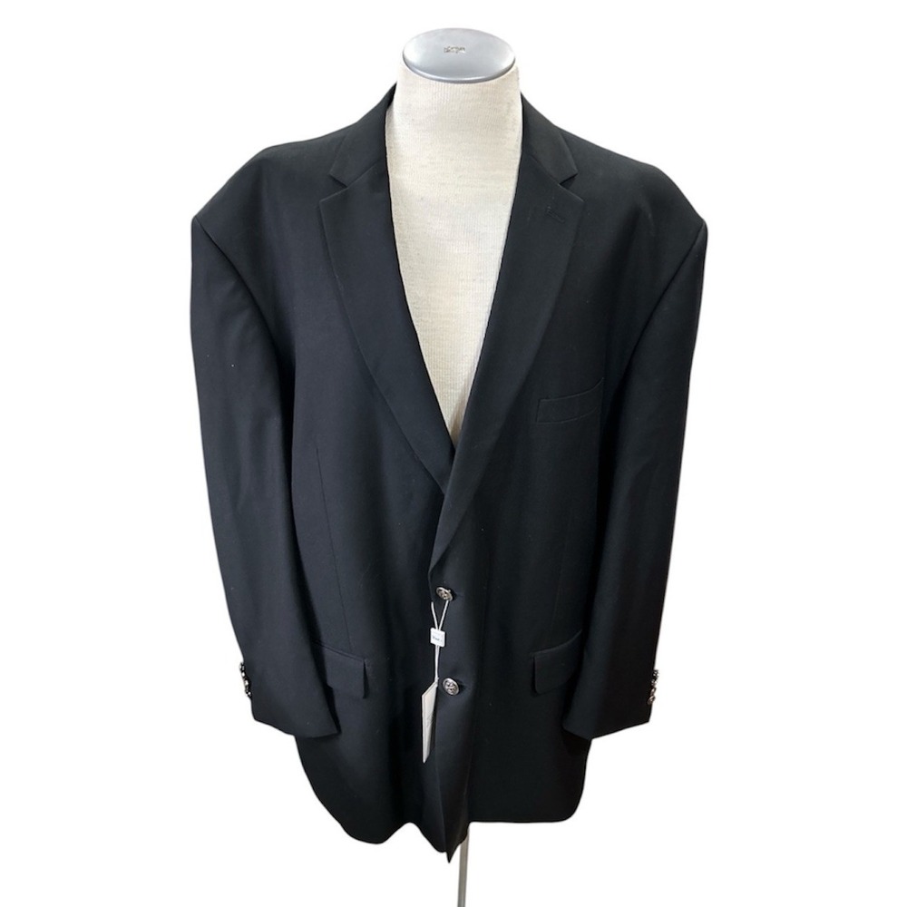 vinci philosophy blazer Mens Black 54L Suit Jacket Spirts Coat